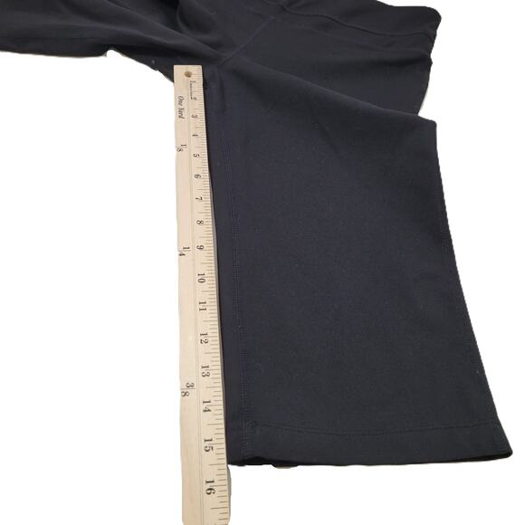 prAna Womens Black Capri Leggings Size Medium Yoga Pilates Gym Cardio Activewear - Picture 5 of 7